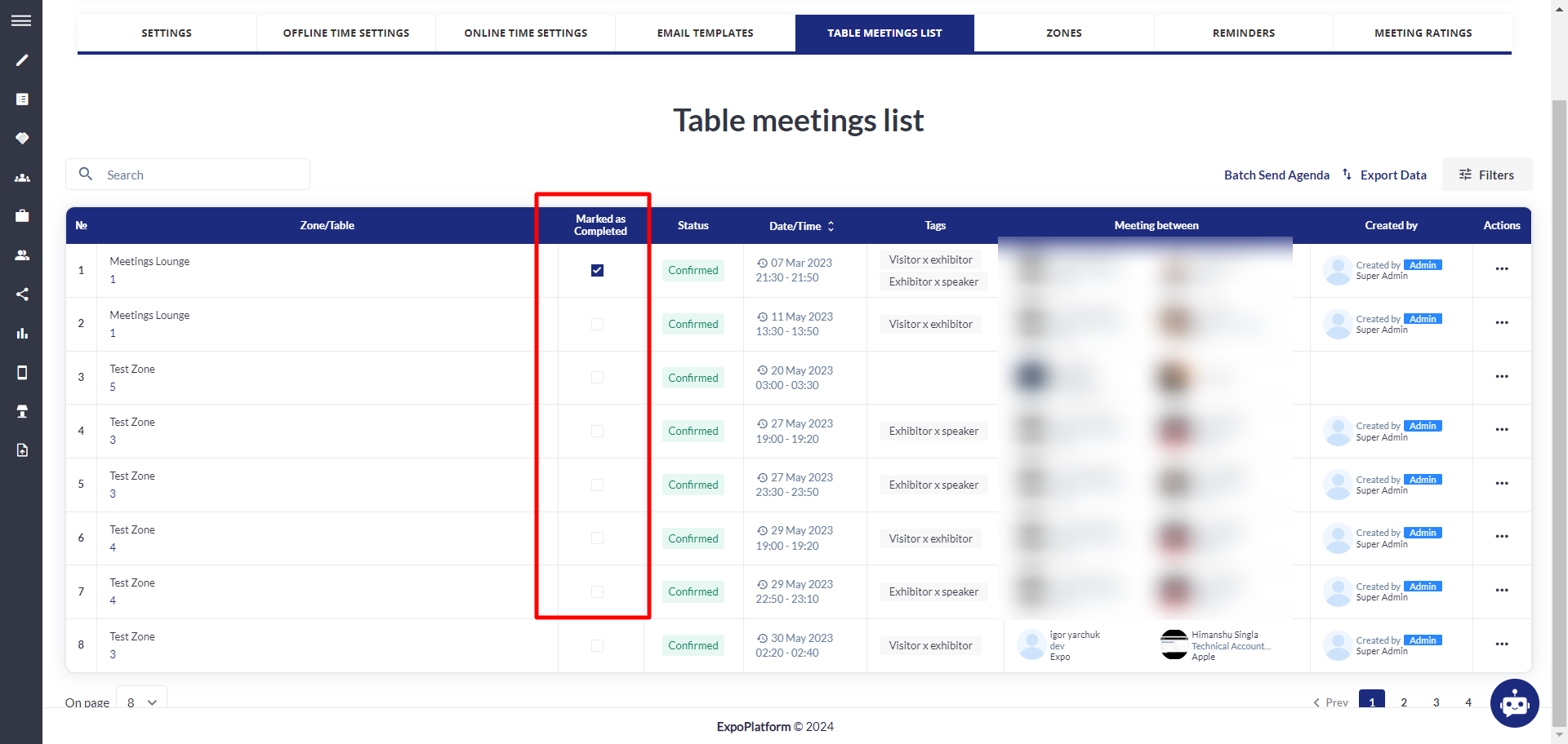 Meeting Check-In (Onsite)
